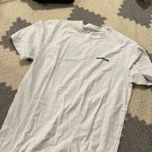White patagonia tee